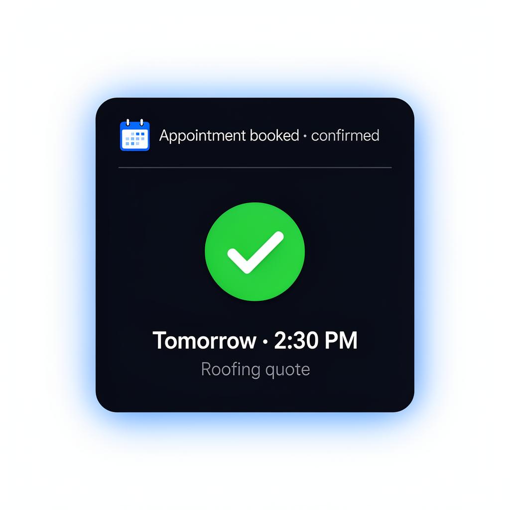 Appointment booked